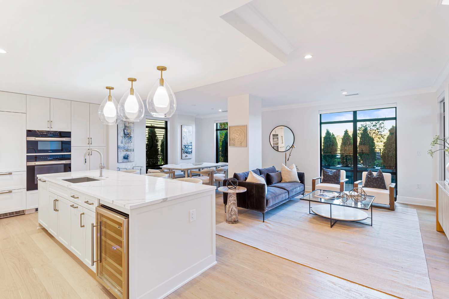 Kitchen and Living Room of Home 506 at 6718 Lowell Avenue
