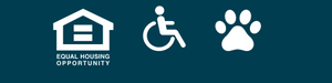 Equal Housing Opportunity, accessible, and pet-friendly